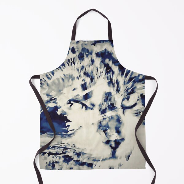 Item preview, Watercolour Cat with the Midnight Blues designed and sold by Mandy Collins.