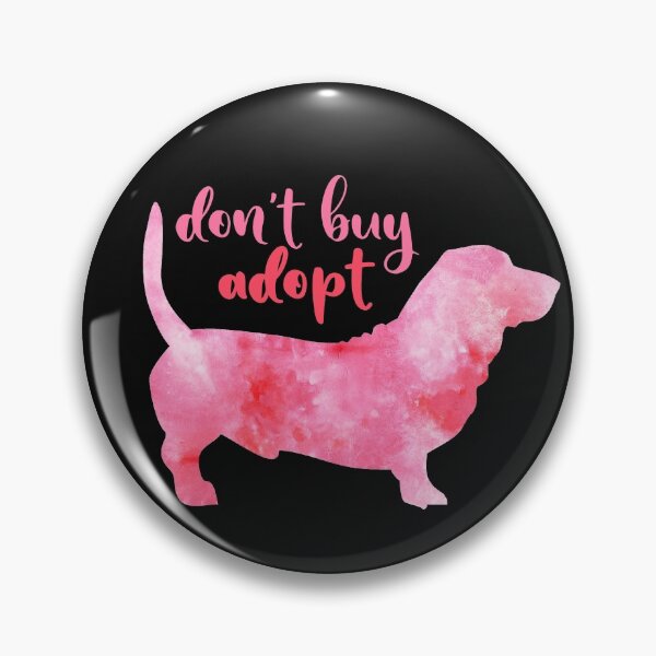 Item preview, Dont Buy Adopt Good Dog I love dogs Watercolor blue watercolour dog blue designed and sold by WatercolorFun.