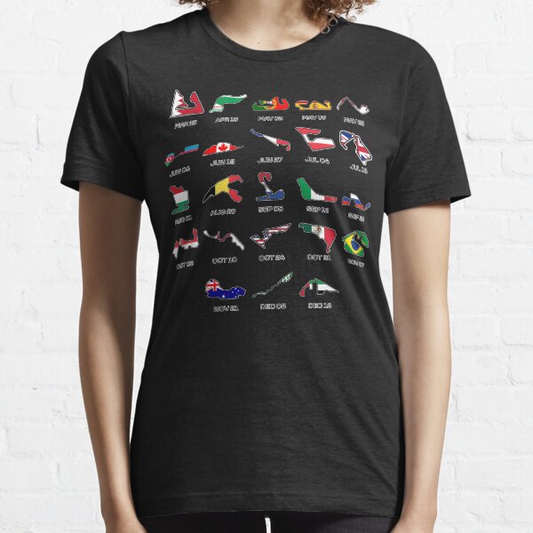 2021 F1 Calendar Essential T-Shirt