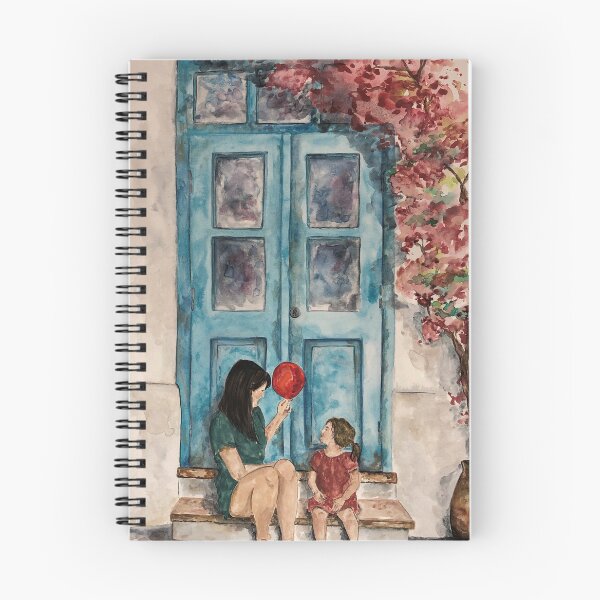 Item preview, Maternity and the red balloon designed and sold by aquarelaria.