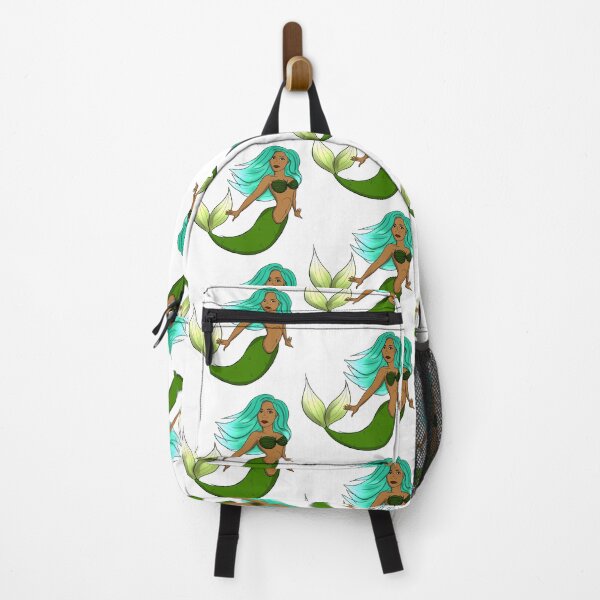 Item preview, Green Beautiful Colorful Mermaid designed and sold by ruzzell-m.