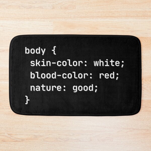 Item preview, body skin color white html body tag designed and sold by tshirtsandme.