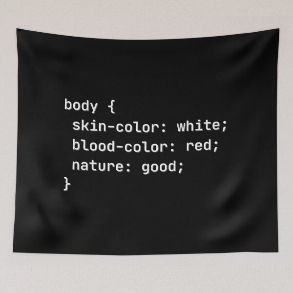 Item preview, body skin color white html body tag designed and sold by tshirtsandme.