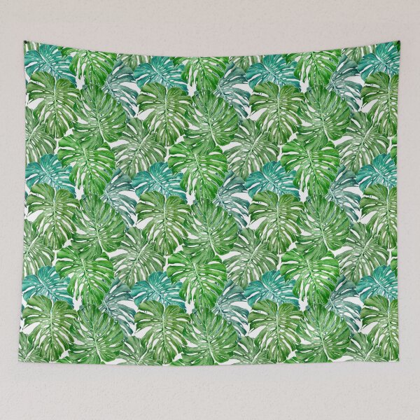 Item preview, Lush tropical leaves pattern  designed and sold by Bonheurem.