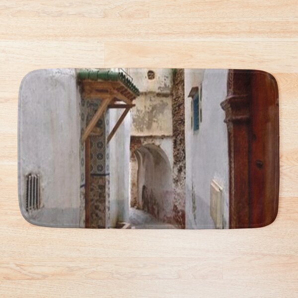 Item preview, casbah street algiers painting designed and sold by kikinafashion.