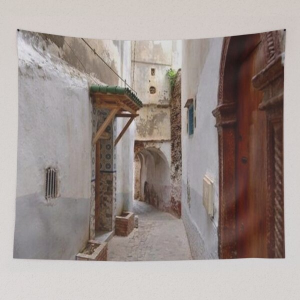 Item preview, casbah street algiers painting designed and sold by kikinafashion.