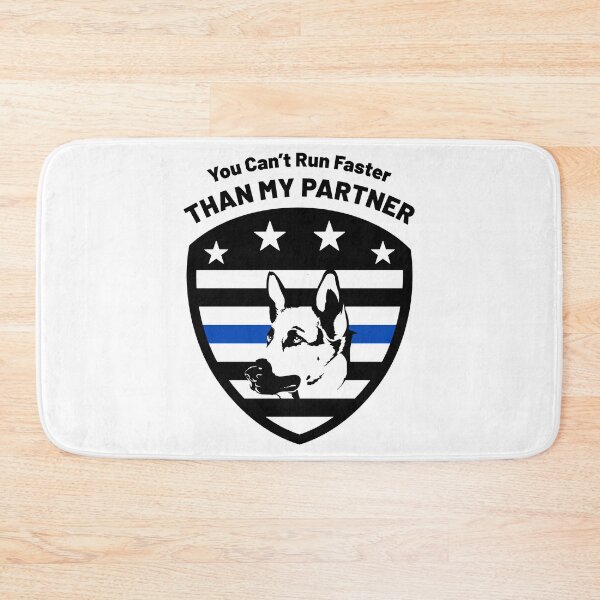 Item preview, K9 Police Officer Dog / German Shepherd Partner Canine Quote design designed and sold by CreatedByHeidi.