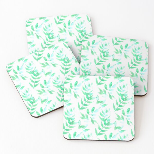 Item preview, Leaves Watercolour Pattern designed and sold by shannondoucette.