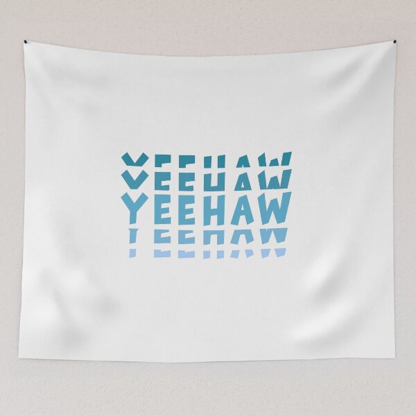 Item preview, YEEHAW - Stacked/Blue designed and sold by paytoncooley.