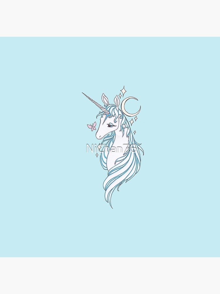 The Last Unicorn Drawing by NiChan76