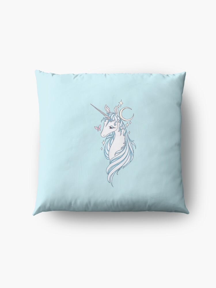 Alternate view of The Last Unicorn Drawing Floor Pillow