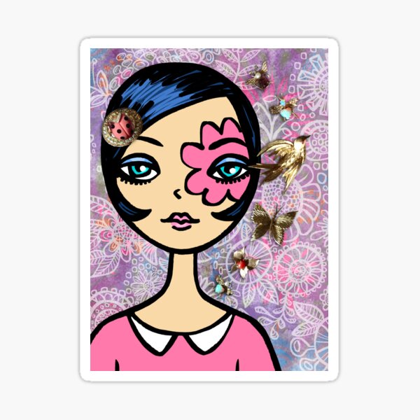 Flower Power Sticker