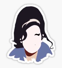Amy Winehouse Abstract Design Sticker
