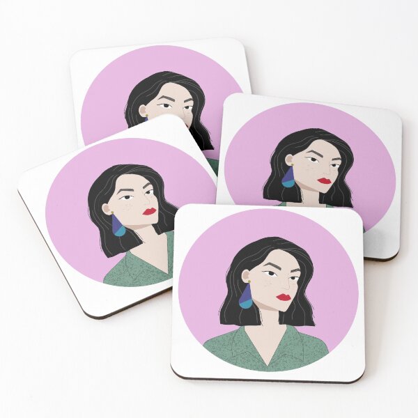 Item preview, Badass Girl in green and pink designed and sold by wlasen.