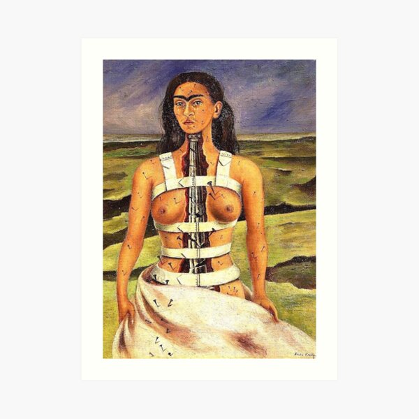 The Broken Column by Frida Kahlo Art Print