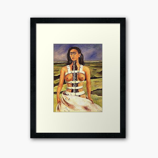 The Broken Column by Frida Kahlo Framed Art Print