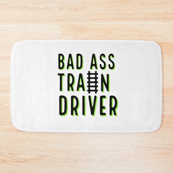 Item preview, Bad ass train driver maquinista train driving trains  designed and sold by Tropical Blood.