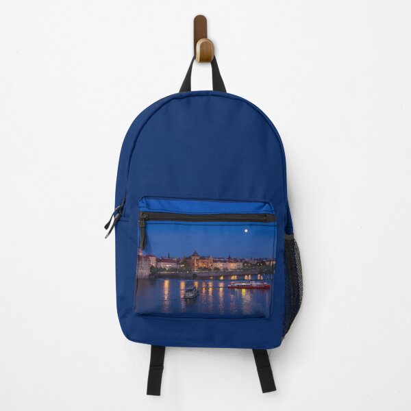 Item preview, Prague, river Vltava at blue night designed and sold by Svetlana Korneliuk.