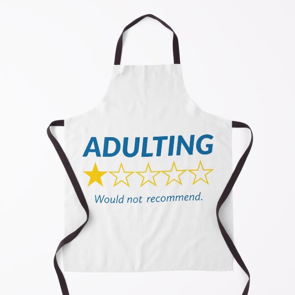 Item preview, Adulting - Would Not Recommend - 1 Star designed and sold by GorsskyVlogs.