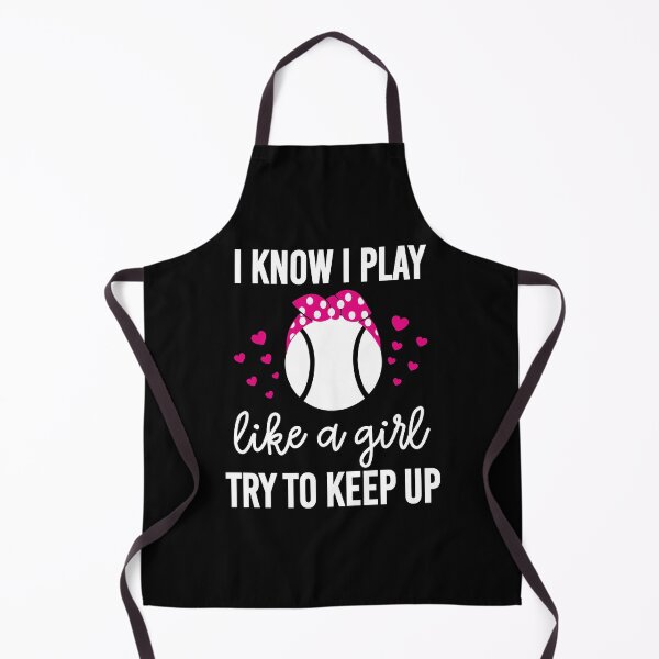 Item preview, I Know I Play Like A Girl Try To Keep Up Tennis Lover Gift designed and sold by khaled11591.