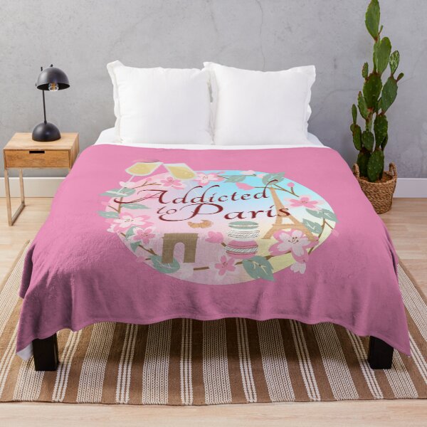 Item preview, Addicted to Paris Quote France designed and sold by My-Queens-Store.