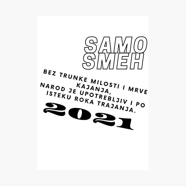 Samo smeh Impression photo