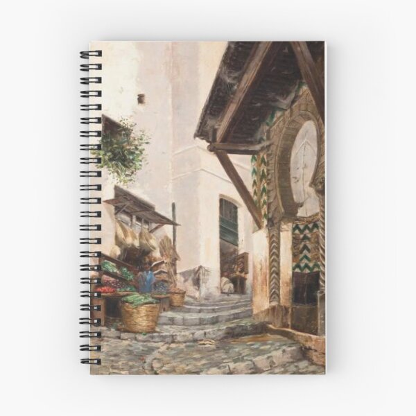 Item preview, casbah street algiers painting designed and sold by kikinafashion.