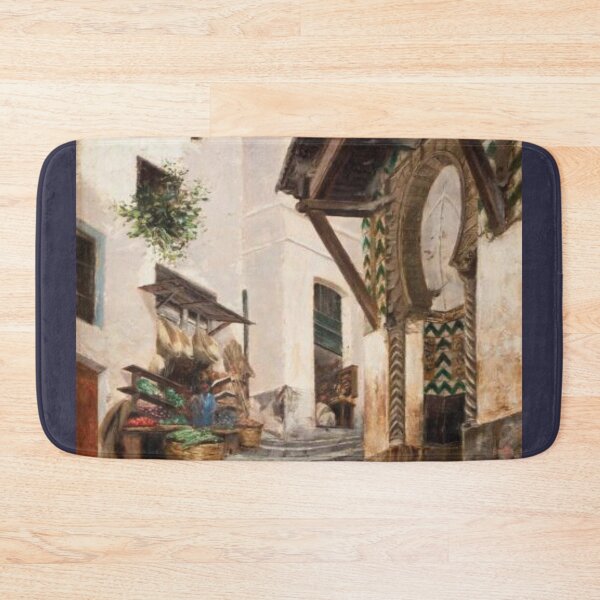 Item preview, casbah street algiers painting designed and sold by kikinafashion.