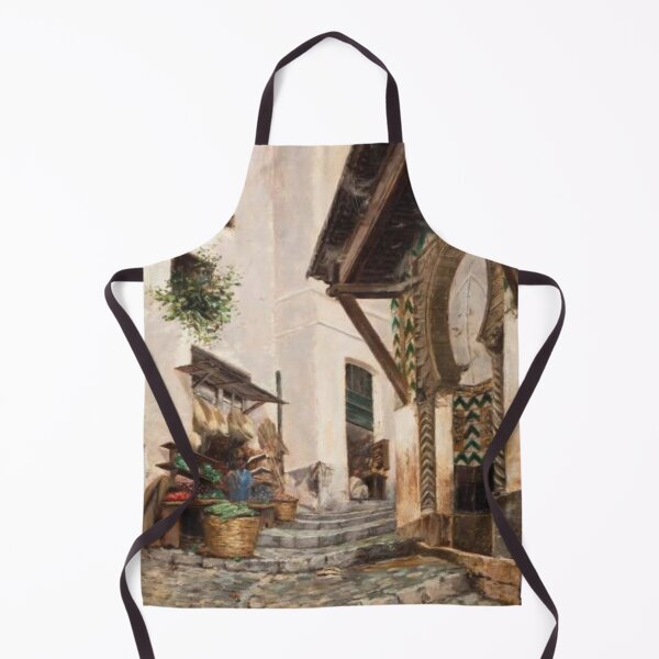 Item preview, casbah street algiers painting designed and sold by kikinafashion.