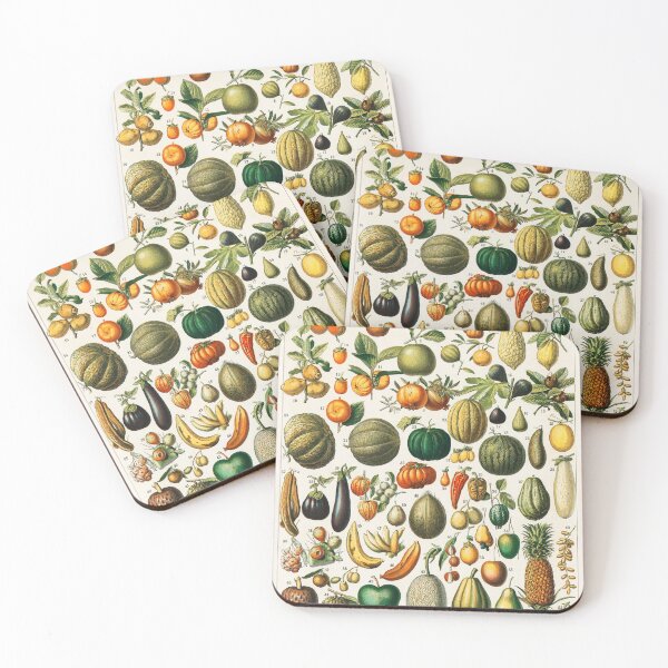 Item preview, Vintage illustration of fruits and vegetables from the book, Nouveau Larousse designed and sold by CrazyCatx.