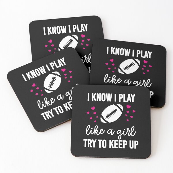 Item preview, I Know I Play Like A Girl Try To Keep Up Rugby designed and sold by khaled11591.