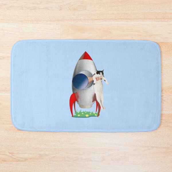 Item preview, Cats Not Allowed In Rocket (Tuxedo Kitty) designed and sold by leBoosh-Designs.