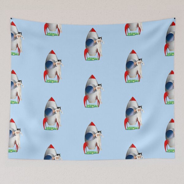 Item preview, Cats Not Allowed In Rocket (Tuxedo Kitty) designed and sold by leBoosh-Designs.