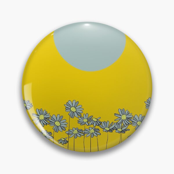 Item preview, Margaritas luchando por el sol azul sobre amarillo. designed and sold by Gulim As.