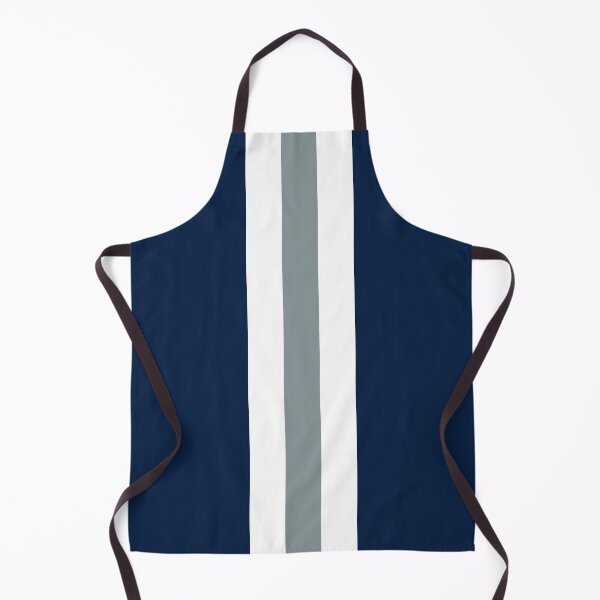 Item preview, Retro American Football Stripes Dallas Navy, White, Silver designed and sold by Sporting Colour.