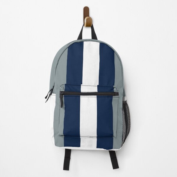Item preview, Retro American Football Stripes Dallas Silver, Navy, White designed and sold by Sporting Colour.