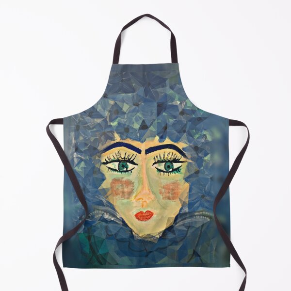 Item preview, Ms. Lady Blues with the Big eyes Painting designed and sold by bipolarvirgoart.