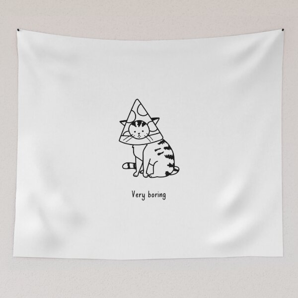 Item preview, Very Boring Cat Stuck In Pizza  designed and sold by D1mon.