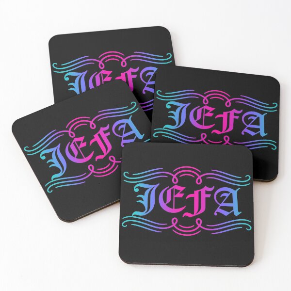 Item preview, Jefa Pretty Neon Gradient designed and sold by TheCraftyDrunkCo.