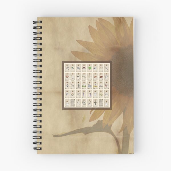 Item preview, Sunflower Lenormand Grand Tableau Reading Cloth designed and sold by TheMaverickSage.