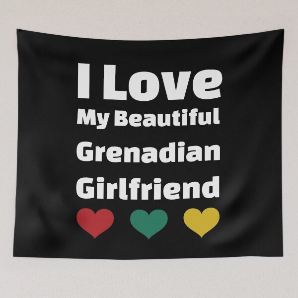 Item preview, I Love My Beautiful Grenadian Girlfriend - Grenada Girlfriend designed and sold by DiceNLDesigns.