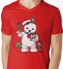 Puft Buddies Men's V-Neck T-Shirt