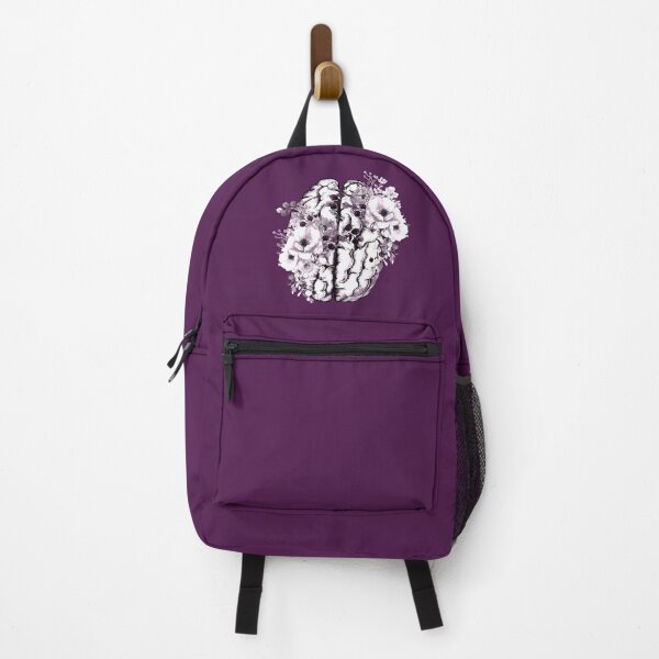 Item preview, Floral human brain, brain art, Purple watercolor style designed and sold by Collagedream.