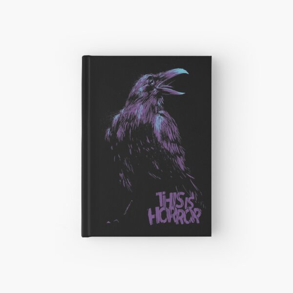 This Is Horror Classic Purple on Black Raven Hardcover Journal