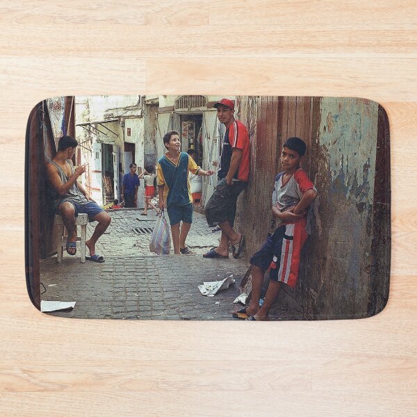 Item preview, casbah street algiers painting designed and sold by kikinafashion.