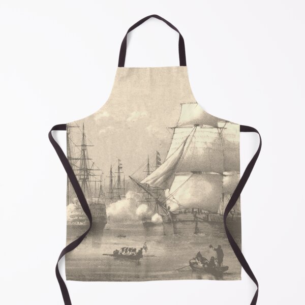 Item preview, Colonial Ship (B&W) designed and sold by LansingOLeary.