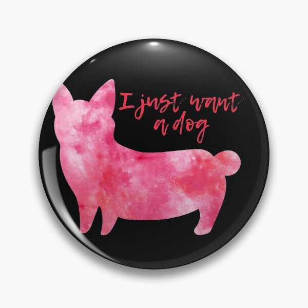 Item preview, Dont Buy Adopt I love dogs Watercolor blue watercolour dog pink designed and sold by WatercolorFun.