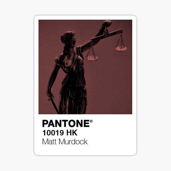 Avocado at Law Pantone Sticker