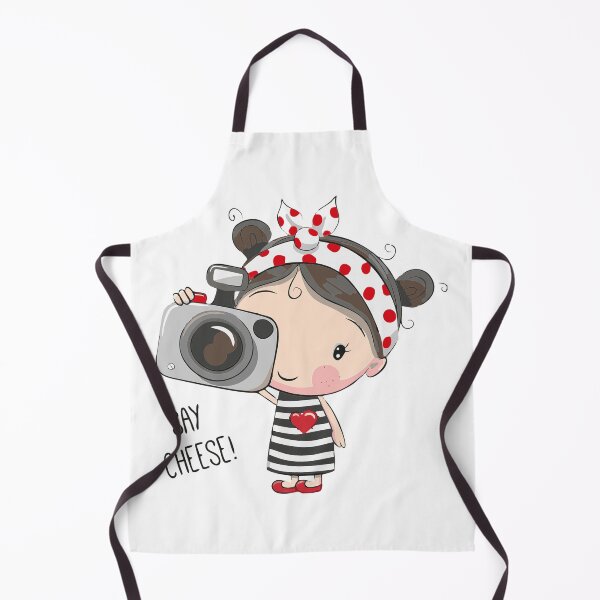 Item preview, A cute girl, takes a photo. designed and sold by Blue  Dragon.