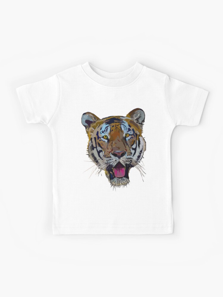 thumbnail image 2 of CafePress Tiger Graphic Kids T-Shirt - 100% Cotton Youth Tee, Machine Washable, Various Sizes 2 of 14